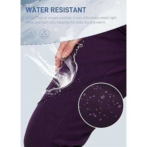 New XL Outdoor Waterproof, Soft Shell, Windproof Fleece Lined Pants - Picture 4 of 6